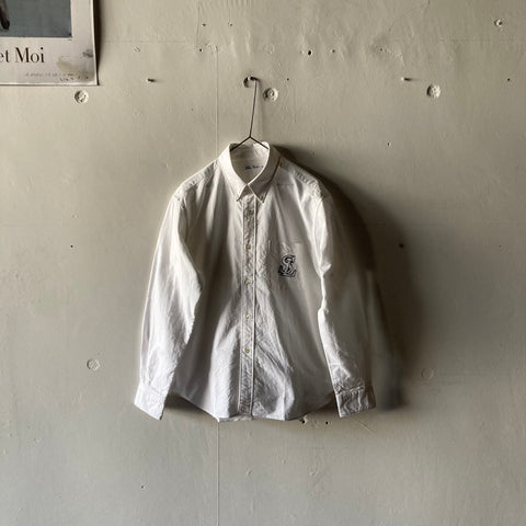 Sans limite Oxford Button Down SL Embroidered Shirt