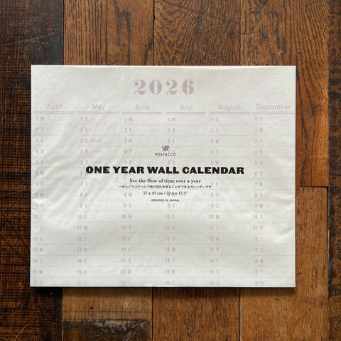POSTALCO ONE YEAR ALL CALENDAR 2026