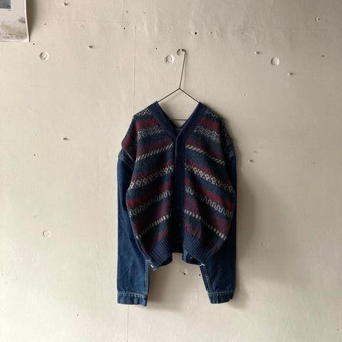 BLESS Jeansmeetsknit Cardigan